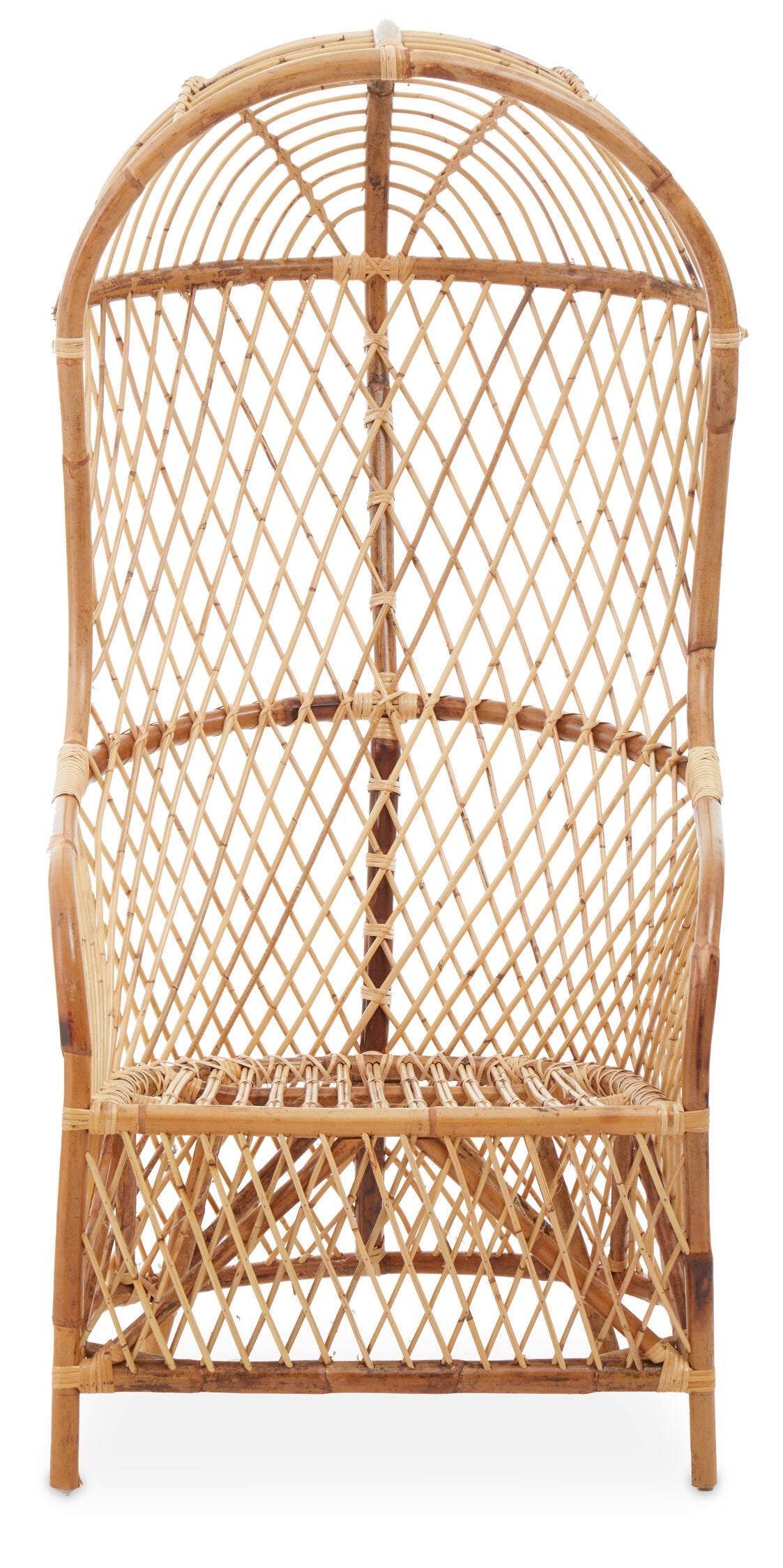 Koh Lanta High Back Natural Rattan Porter Chair