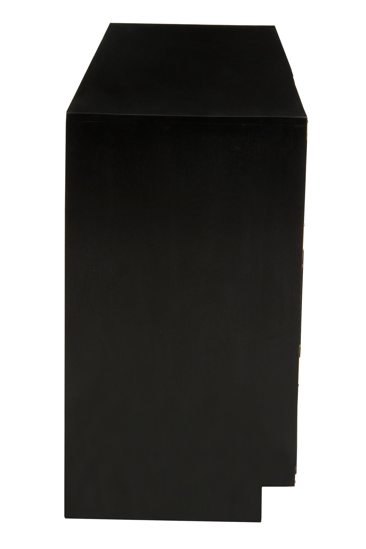 Campaign 7 Drawer Black Mango Wood Chest