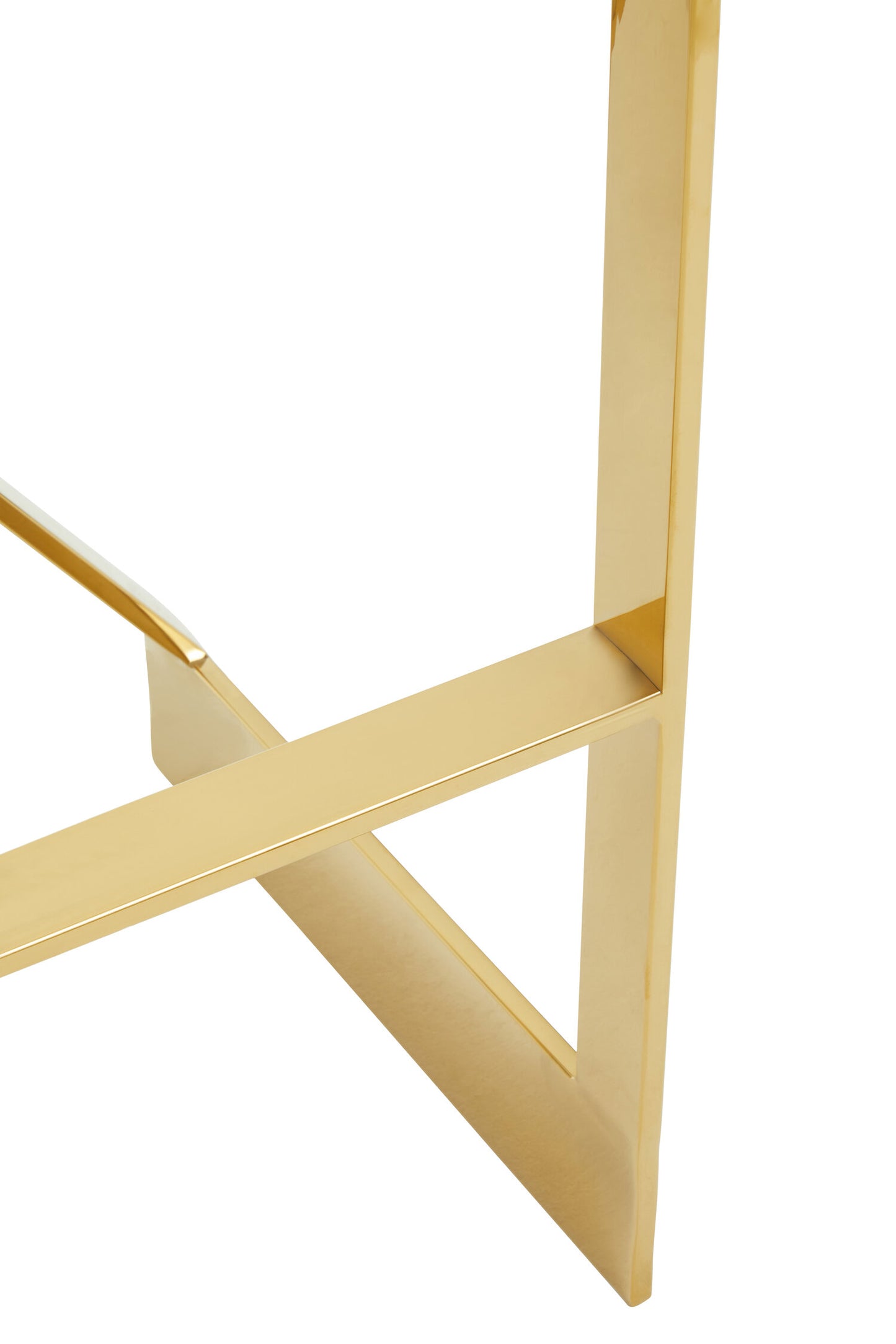 Dahlia Black And Gold Finish Bar Stool
