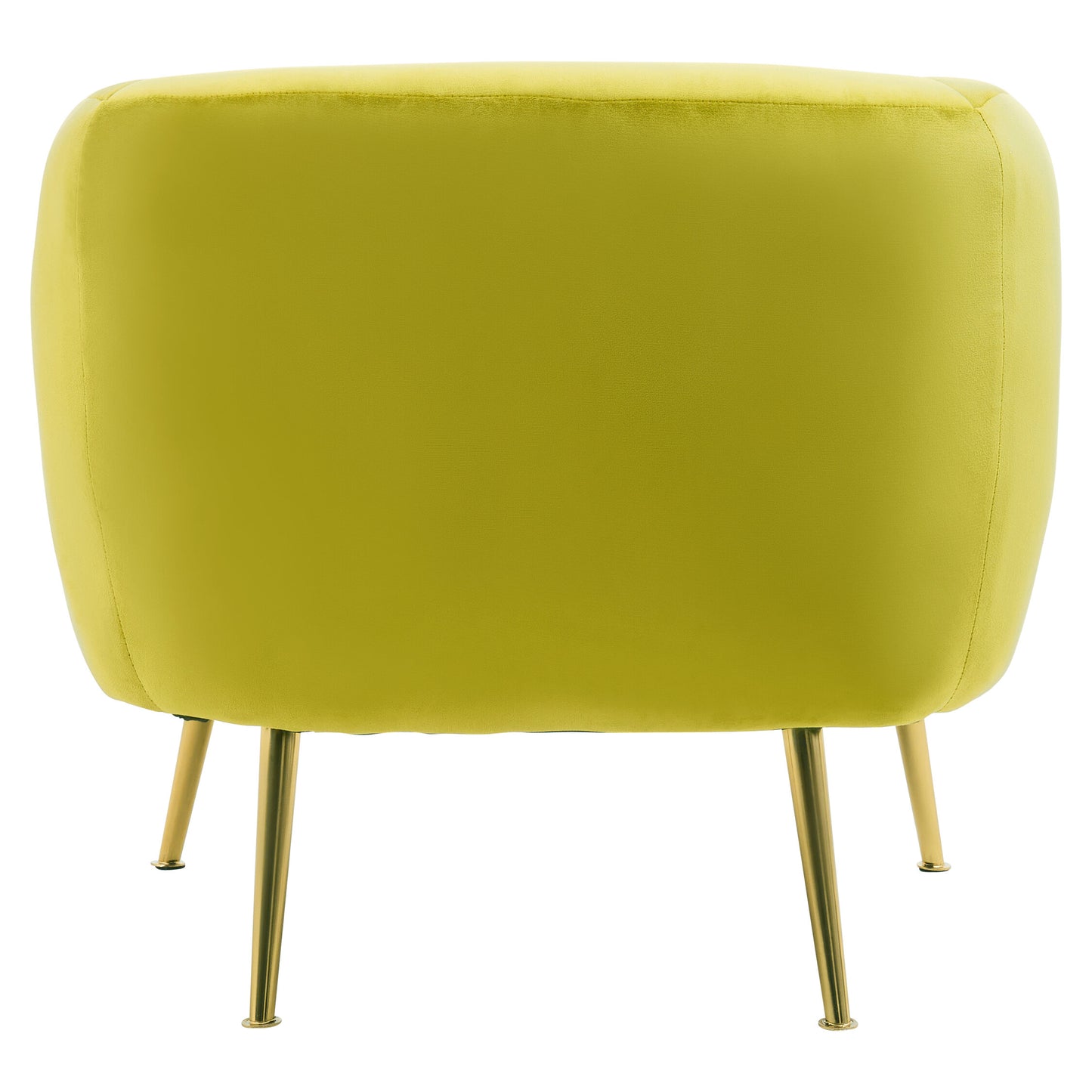 Jasmine Olive Velvet Gold Leg Armchair | Bali & Blue