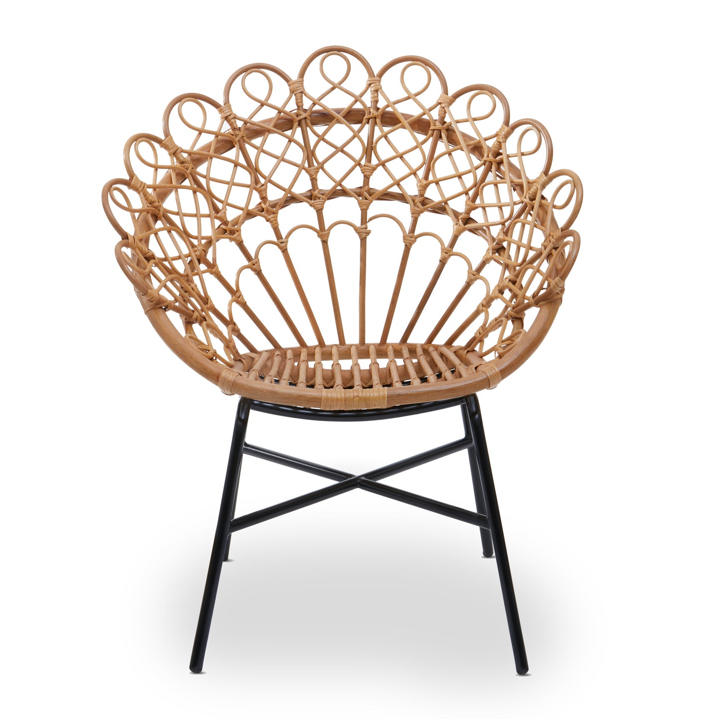 Tropic Natural Rattan Peacock Armchair