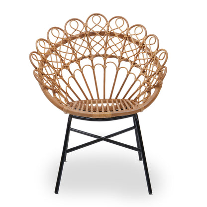 Tropic Natural Rattan Peacock Armchair