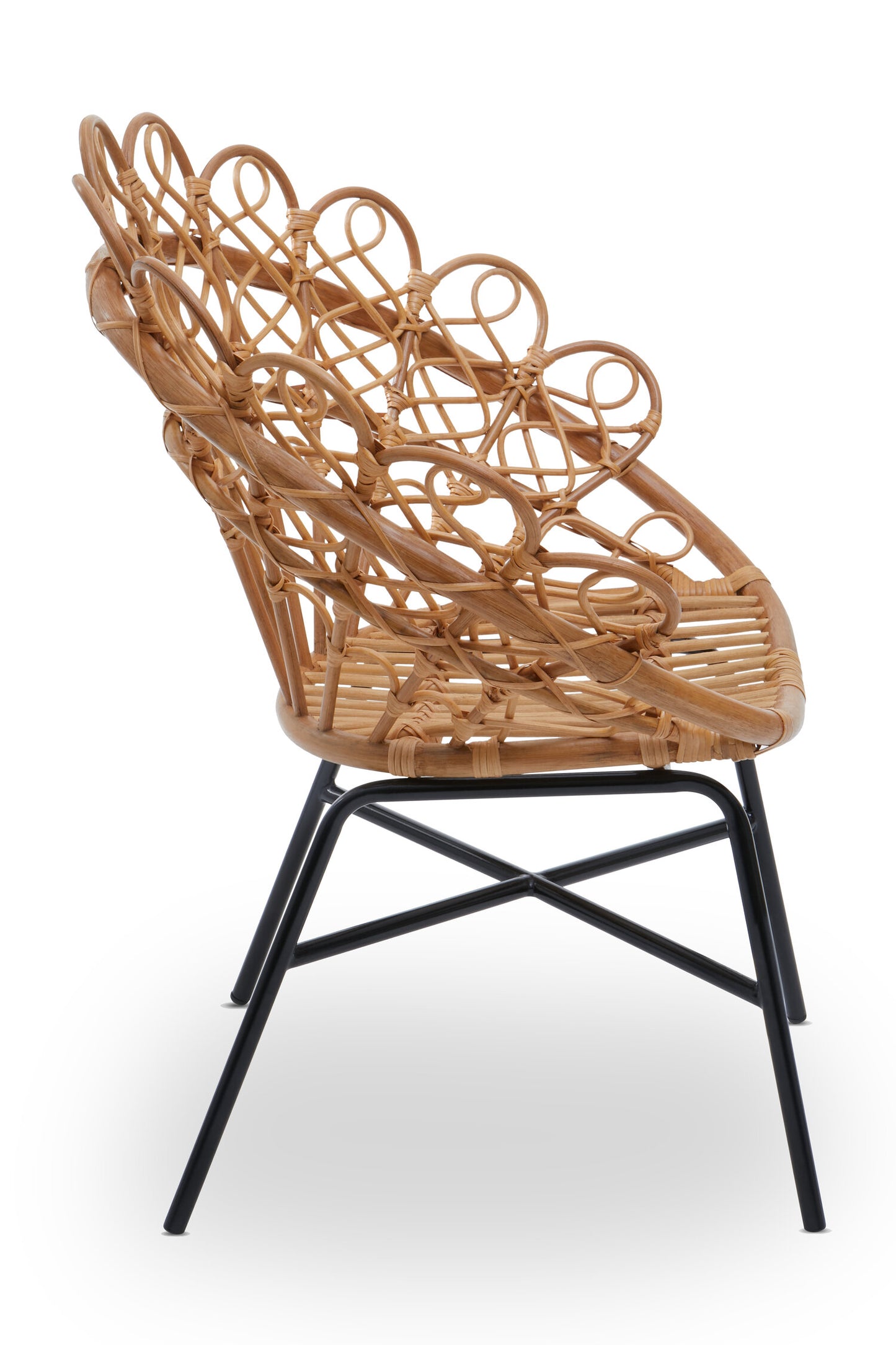 Tropic Natural Rattan Peacock Armchair