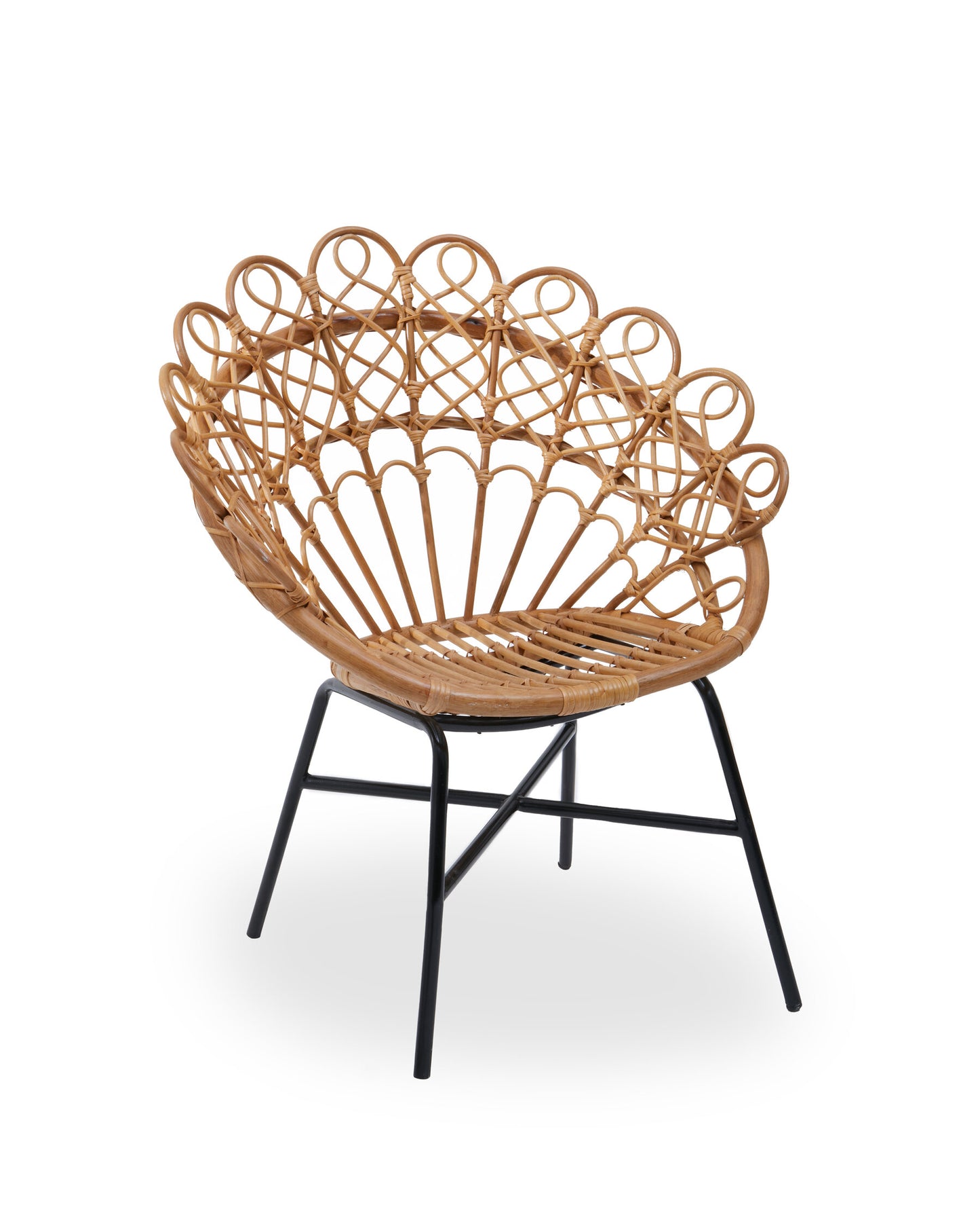 Tropic Natural Rattan Peacock Armchair