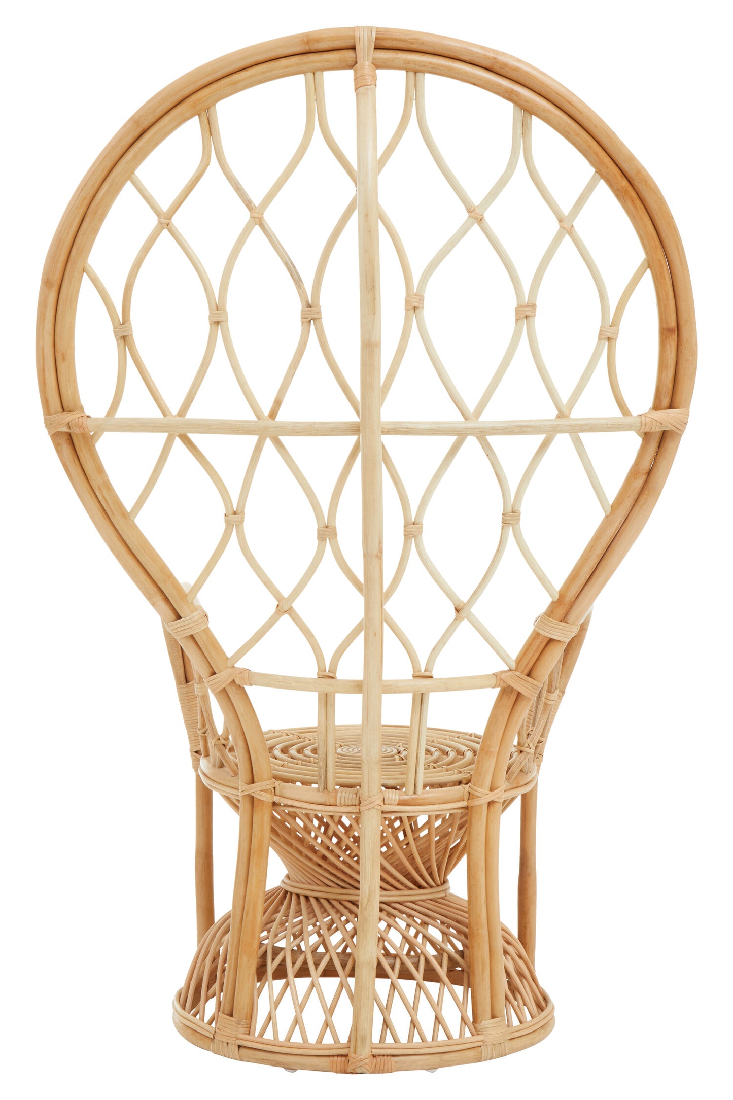 Tropic Natural Rattan Curved Chair