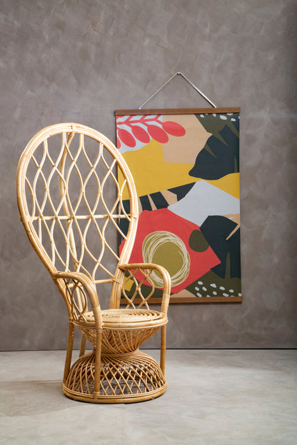 Tropic Natural Rattan Curved Chair
