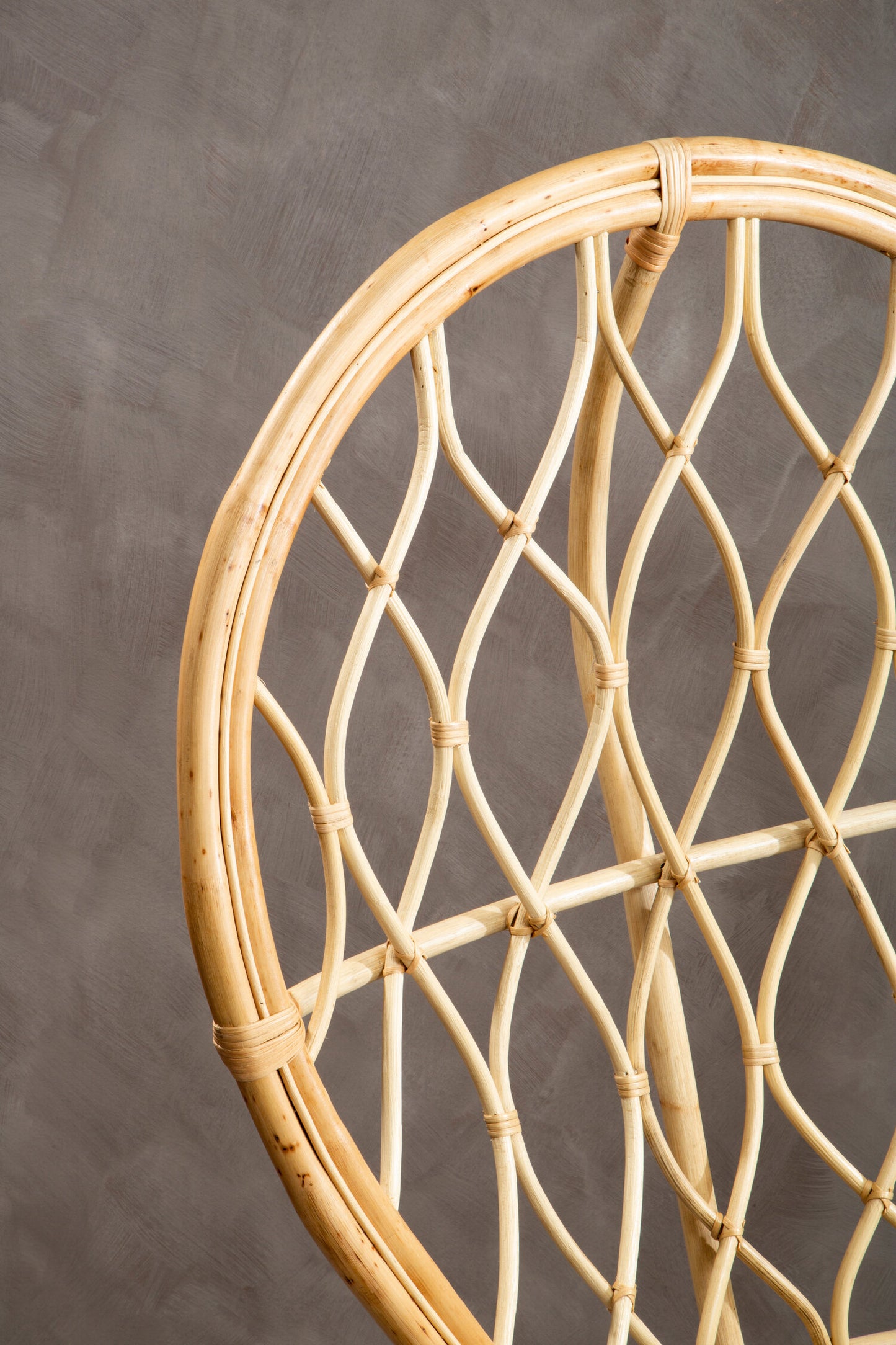 Tropic Natural Rattan Curved Chair