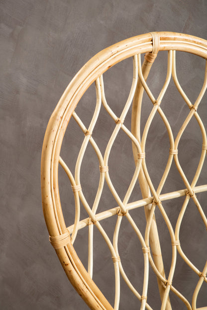 Tropic Natural Rattan Curved Chair