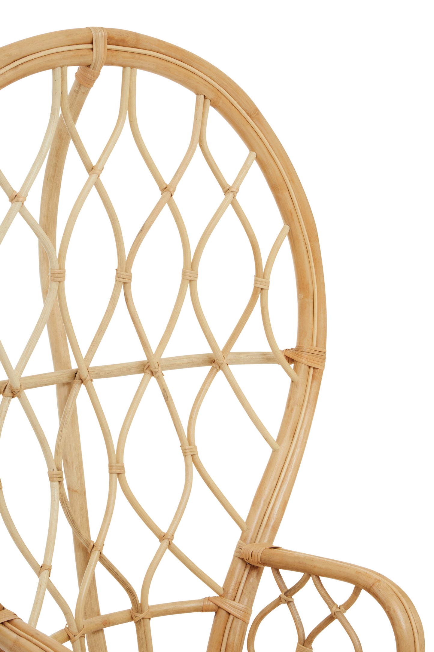 Tropic Natural Rattan Curved Chair