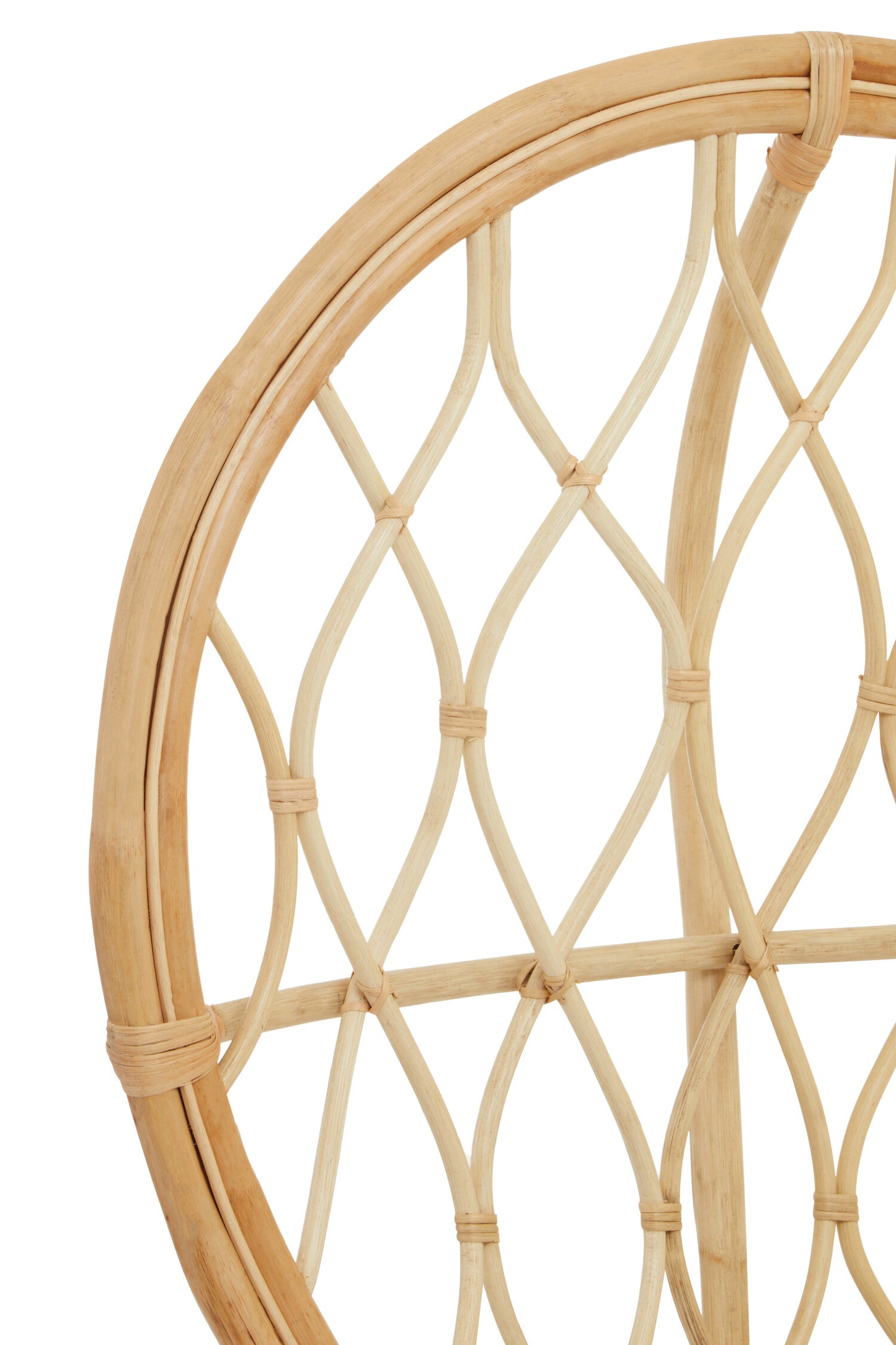 Tropic Natural Rattan Curved Chair