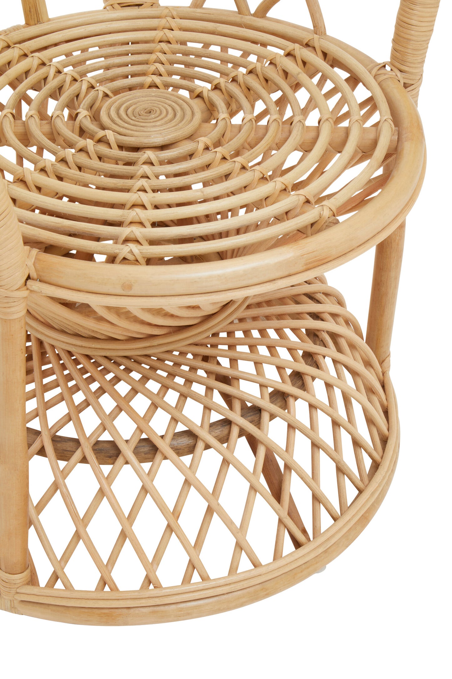 Tropic Natural Rattan Curved Chair