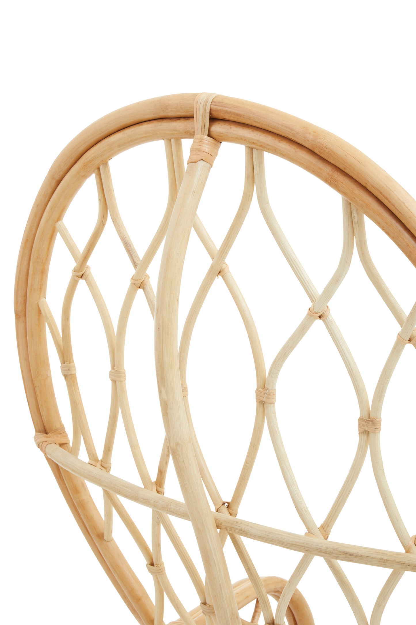 Tropic Natural Rattan Curved Chair