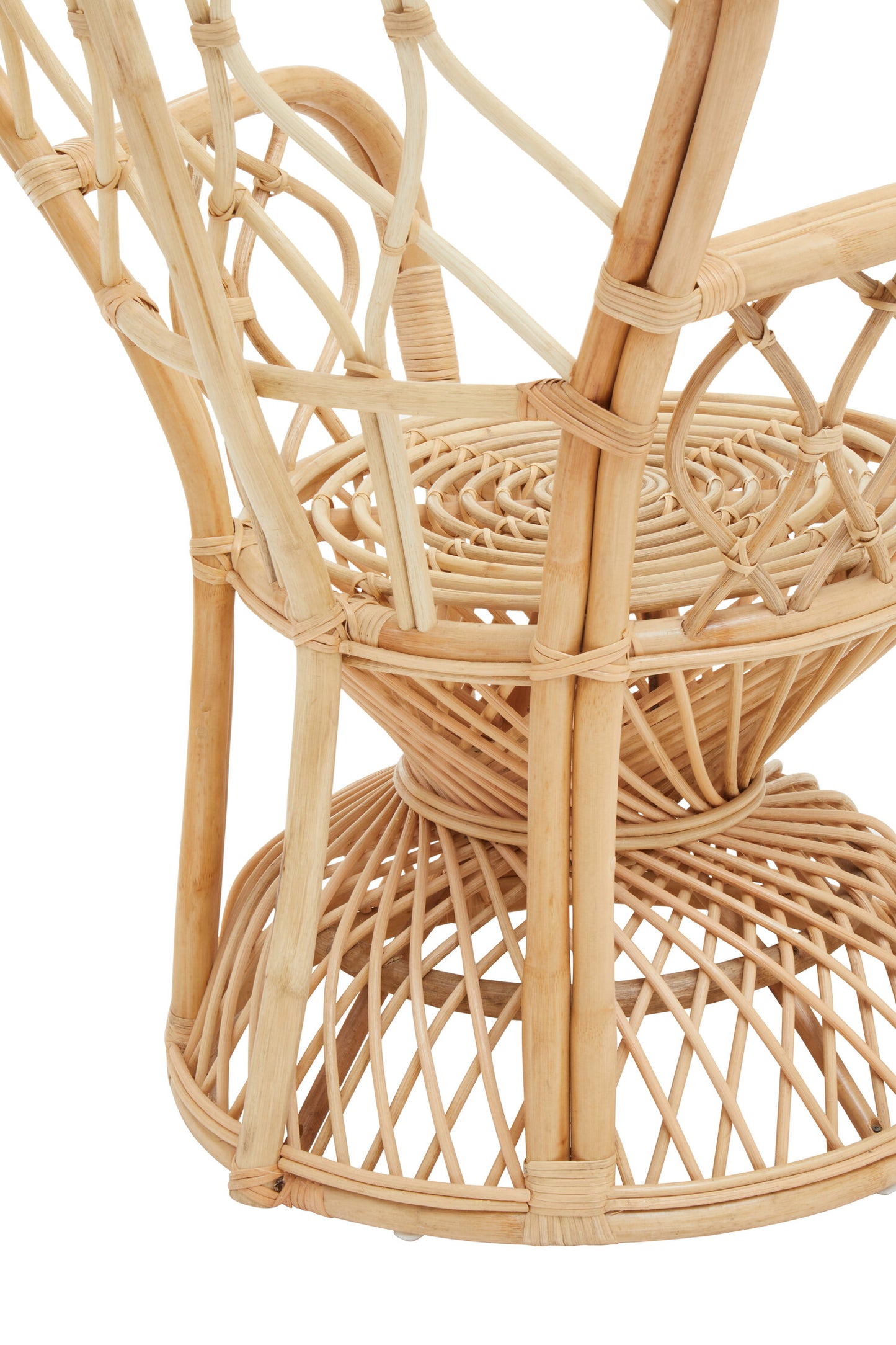 Tropic Natural Rattan Curved Chair