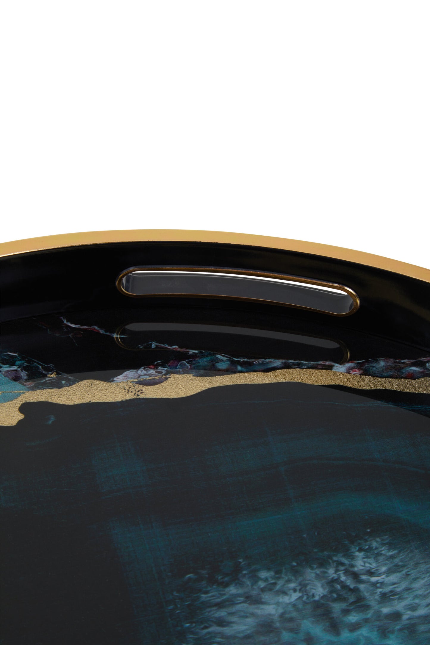 Renatta Set Of 2 Nesting Tables with Agate Effect