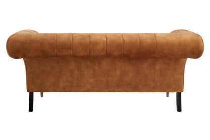 Harley Gold Velvet 2 Seat Chesterfield Sofa | Bali & Blue