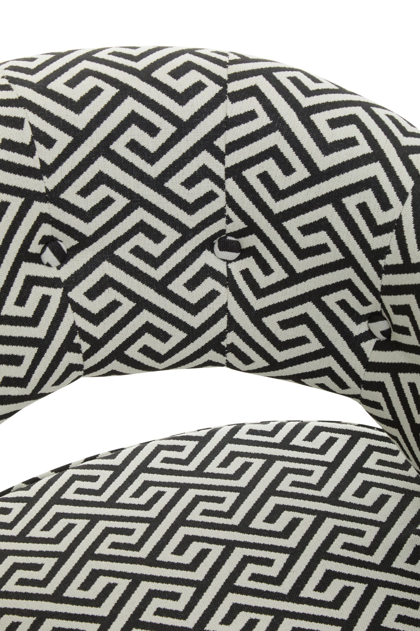 Loxton Greek Key Cutout Lounge Armchair