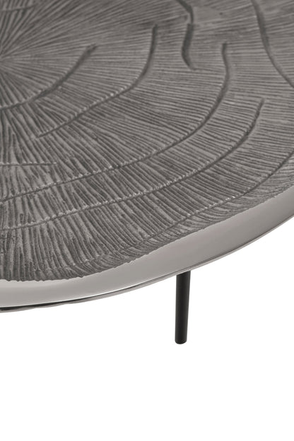 Rena Oak Effect Silver Top Coffee Table