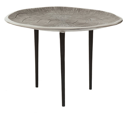 Rena Oak Effect Silver Top Coffee Table