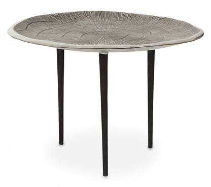 Rena Oak Effect Silver Top Coffee Table