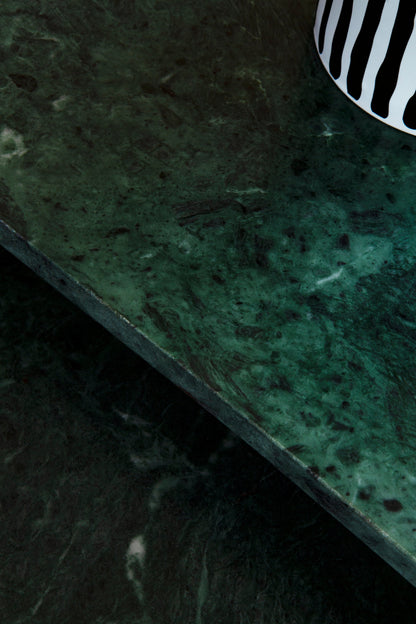 Roma Nest Of 2 Green Marble Side Tables