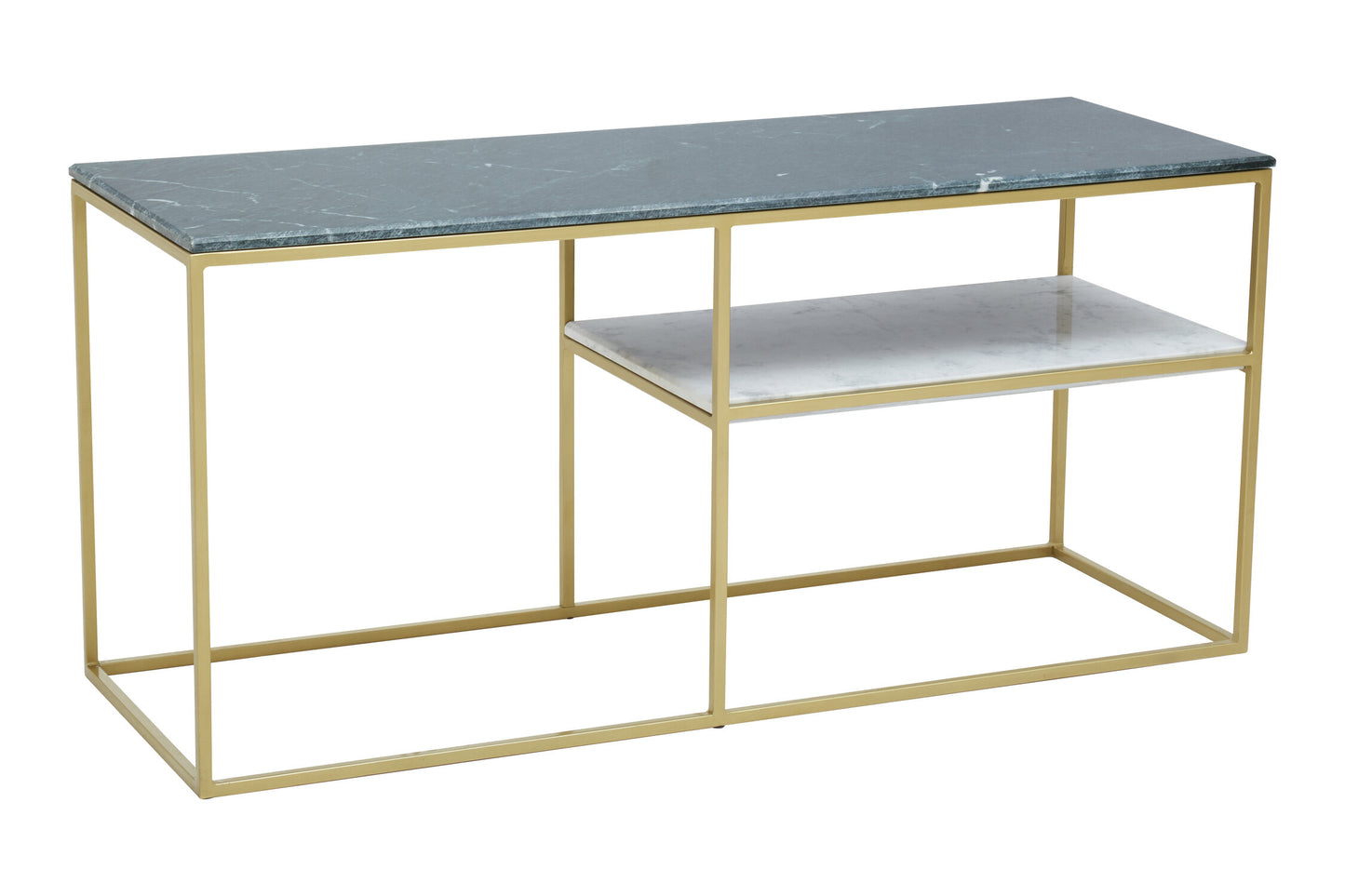 Stefania Assorted Marble And Gold Frame Console Table
