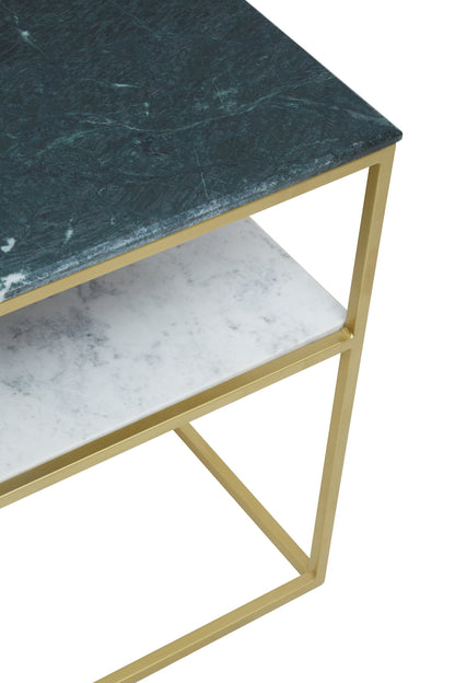 Stefania Assorted Marble And Gold Frame Console Table
