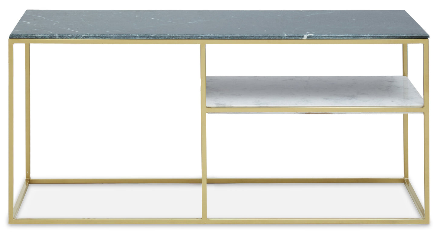 Stefania Assorted Marble And Gold Frame Console Table