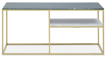 Stefania Assorted Marble And Gold Frame Console Table