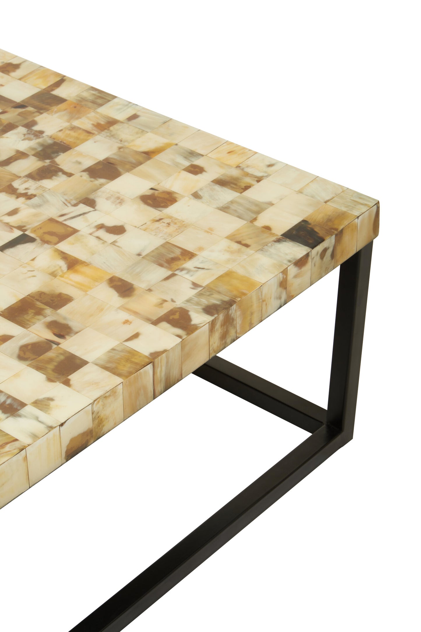 Ophelia Cream Mother of Pearl Square Coffee Table