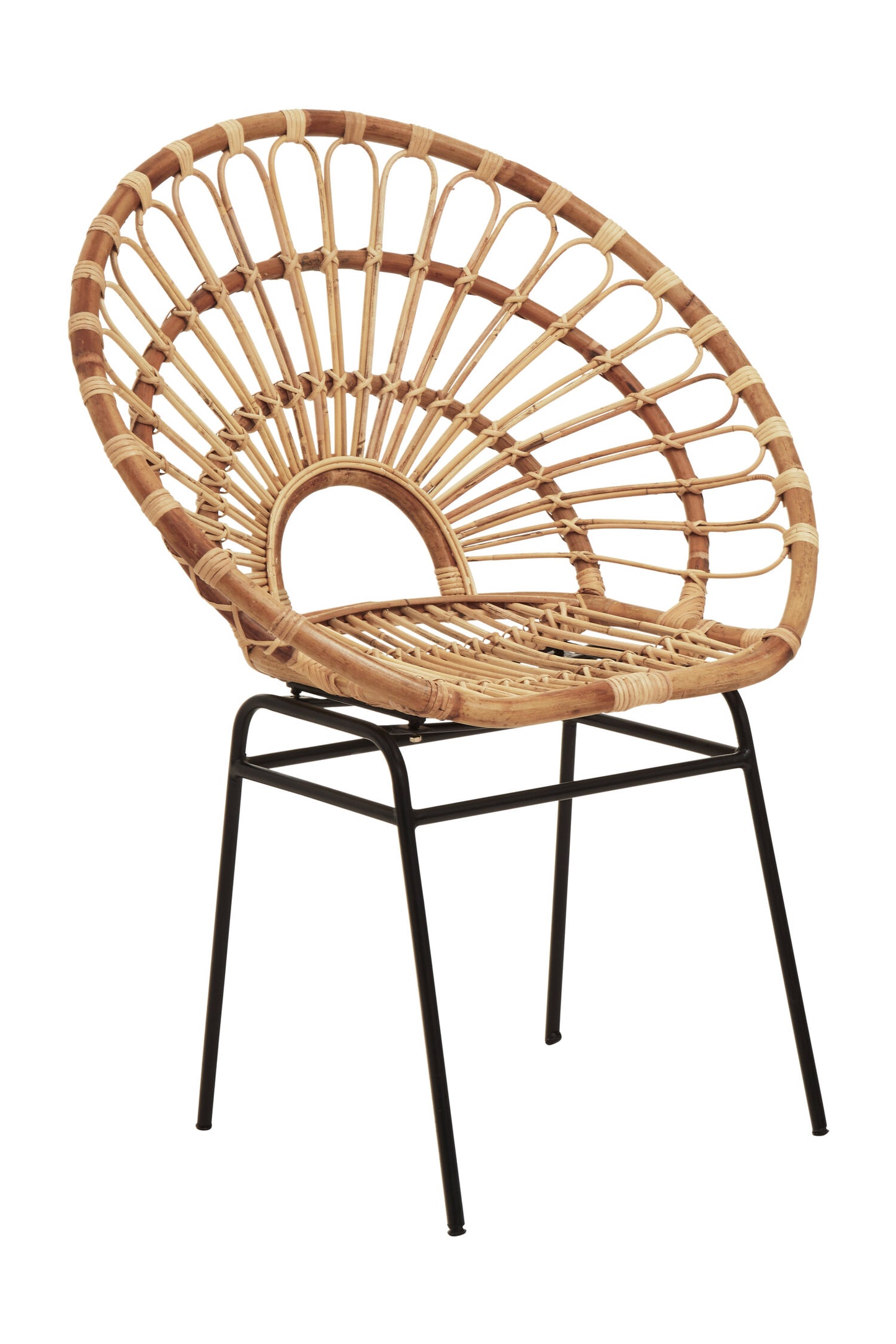 Tropic Natural Rattan Sunflower Armchair