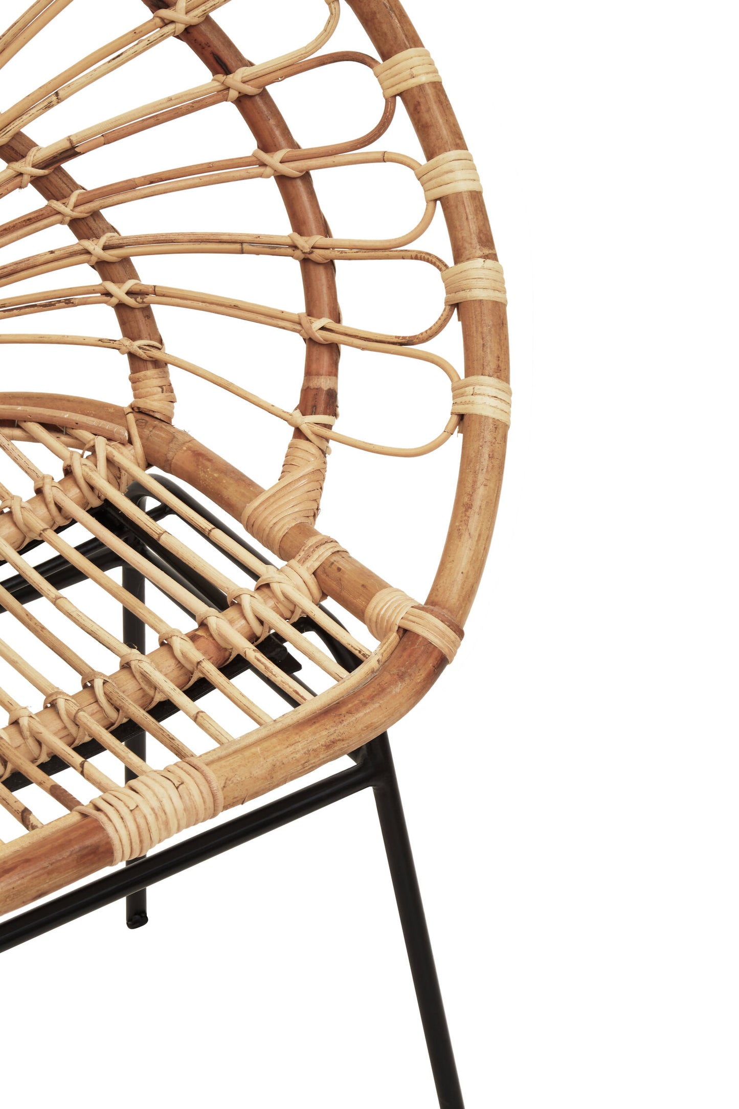 Tropic Natural Rattan Sunflower Armchair
