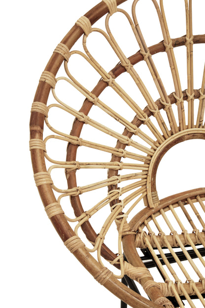 Tropic Natural Rattan Sunflower Armchair