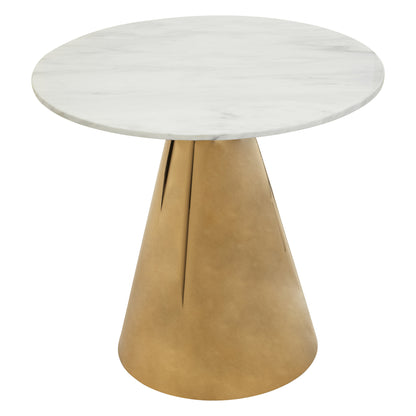 Dahlia White Marble Top Dining Table