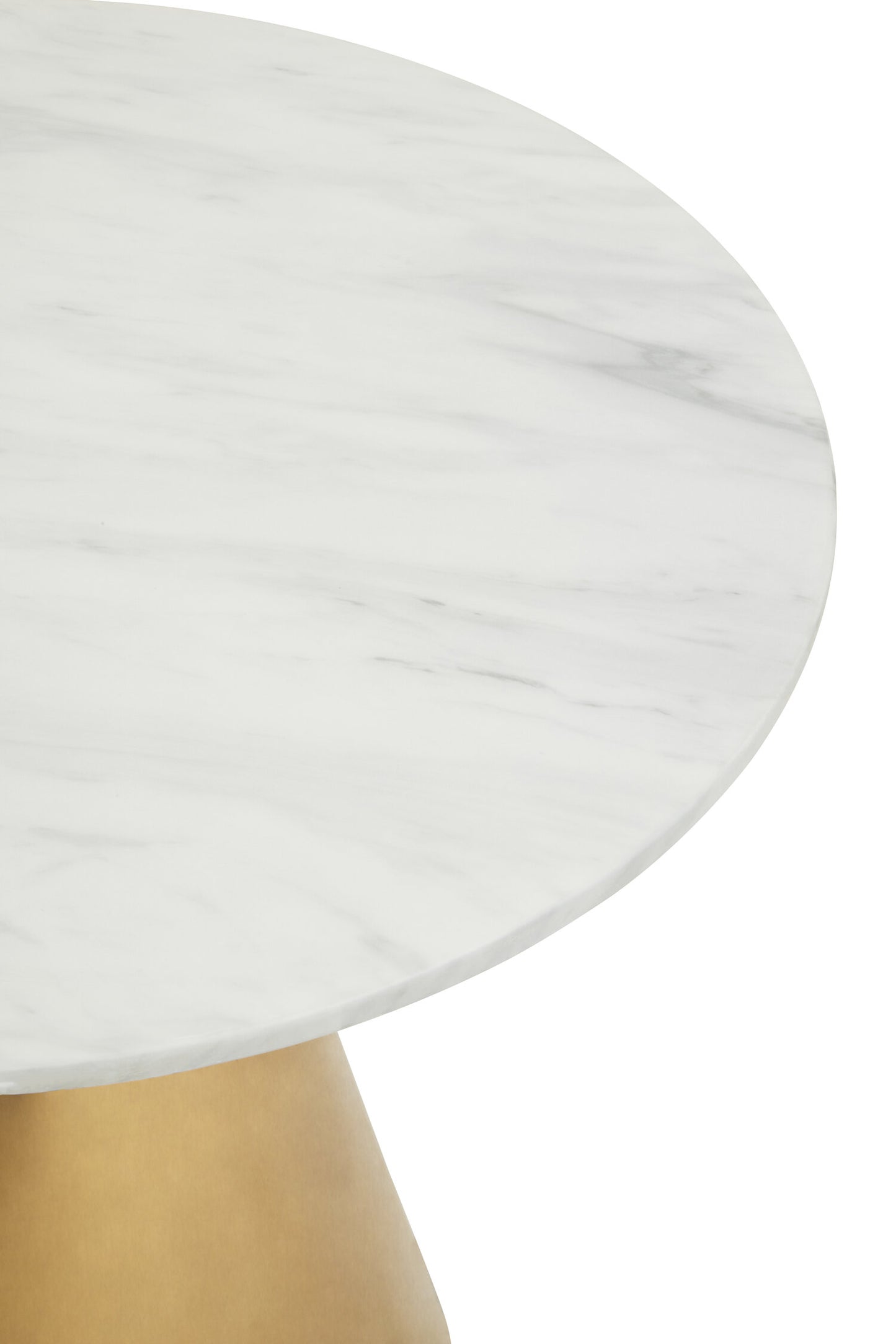 Dahlia White Marble Top Dining Table