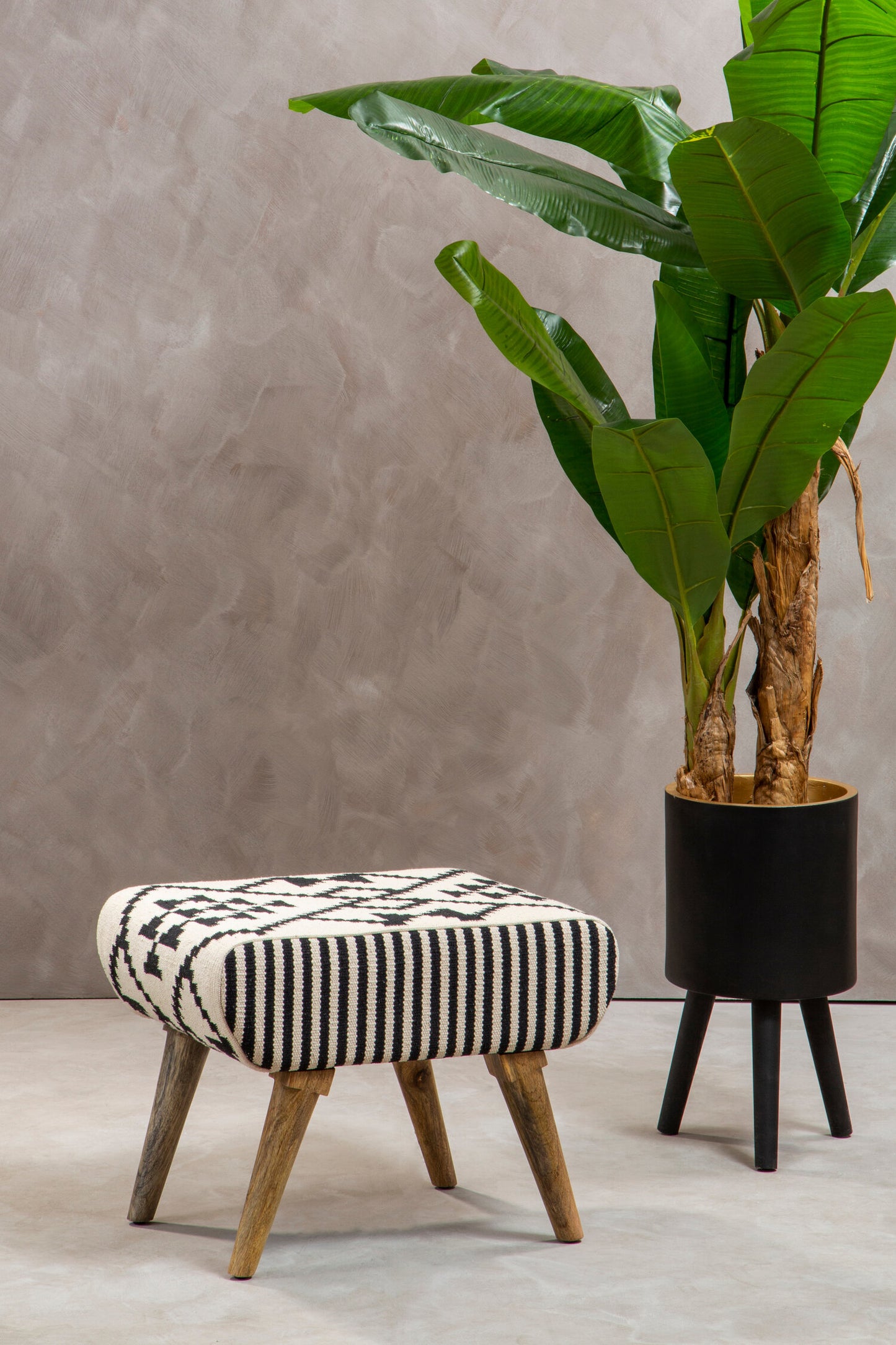 Aztec Berber Style Footstool