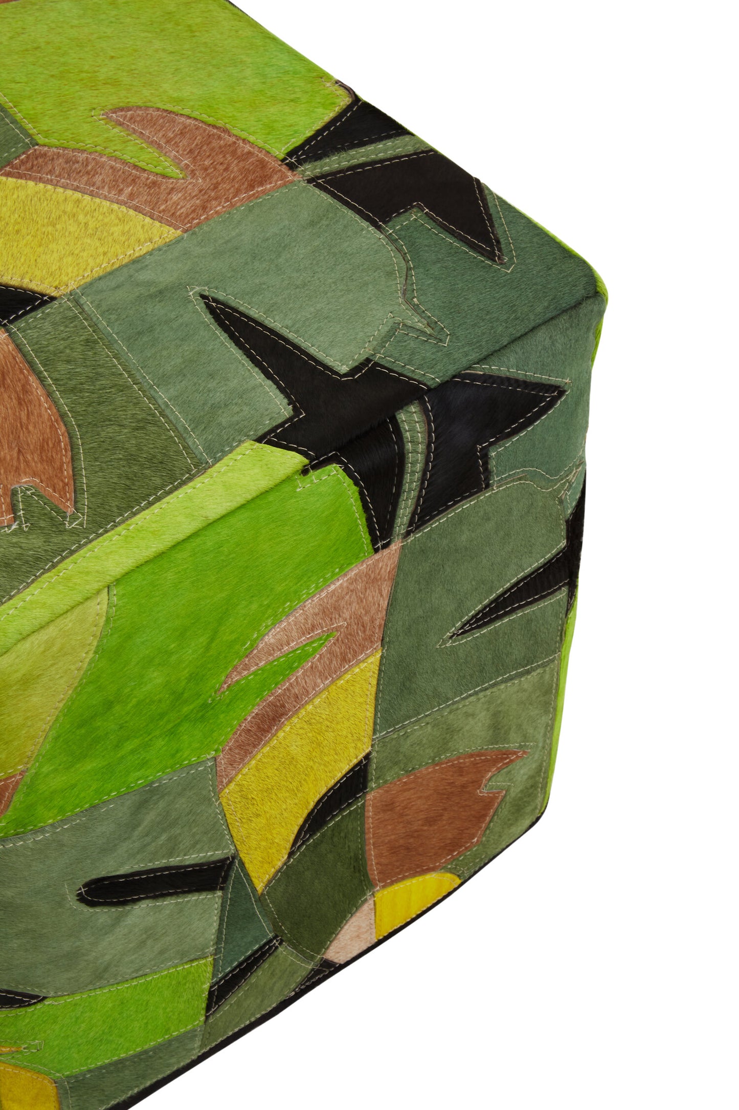 Sephora Botanical Pattern Leather Pouffe