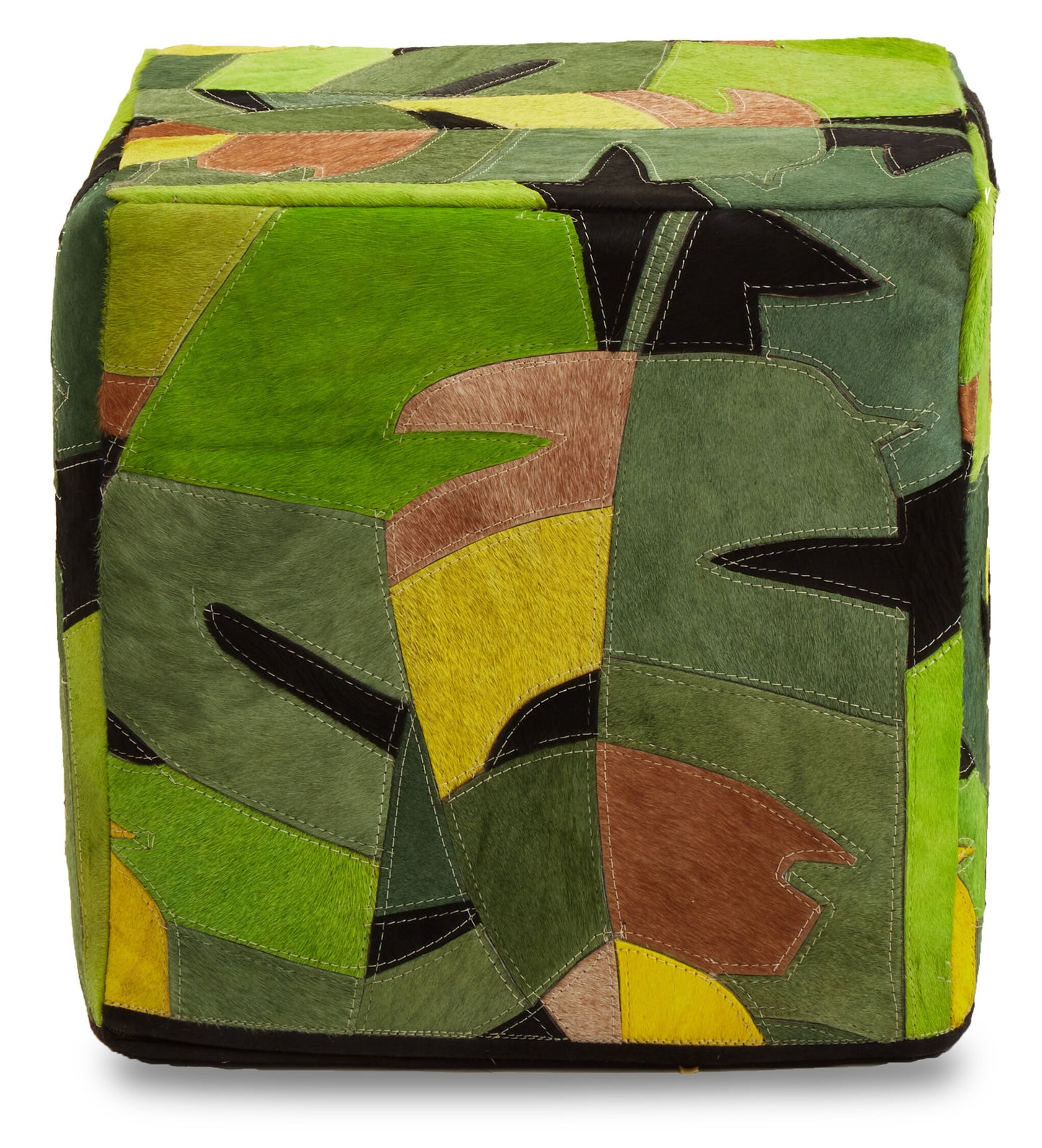Sephora Botanical Pattern Leather Pouffe