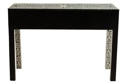 Lana Bone Inlay Desk with 3 Drawers
