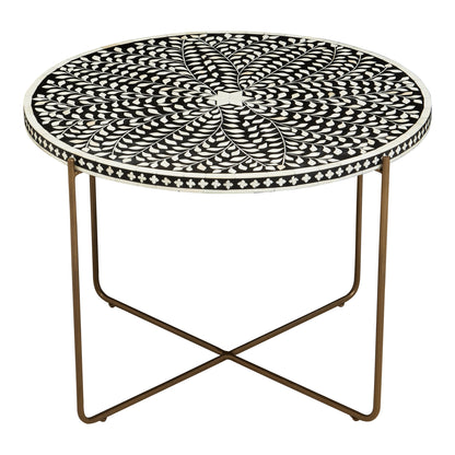 Lana Bone Inlay Round Coffee Table