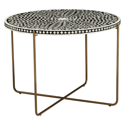 Lana Bone Inlay Round Coffee Table