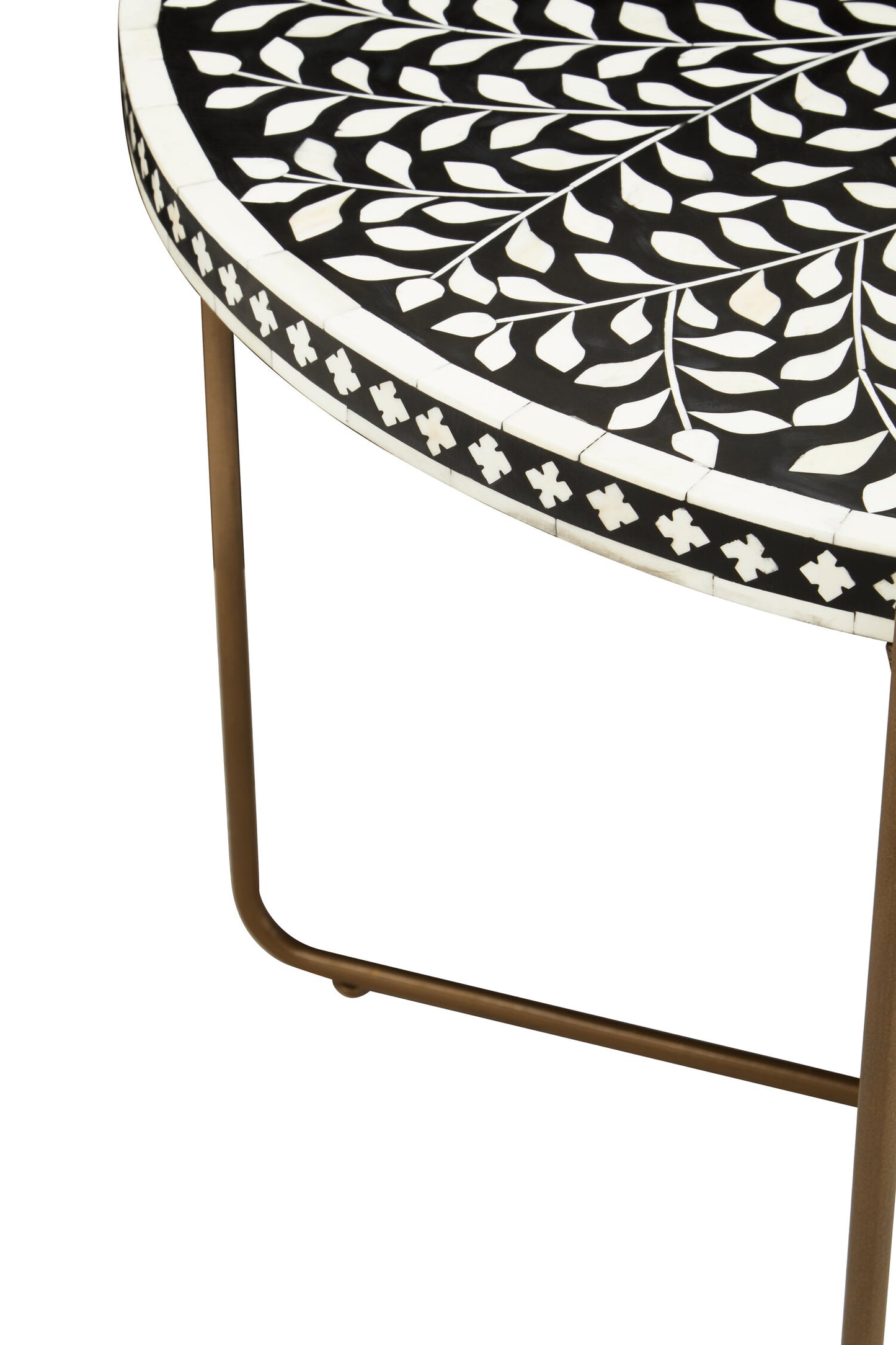Lana Bone Inlay Round Coffee Table