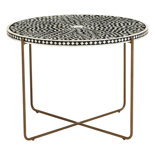 Lana Bone Inlay Round Coffee Table