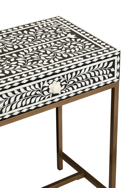Lana Bone Inlay Console Table With 2 Drawers