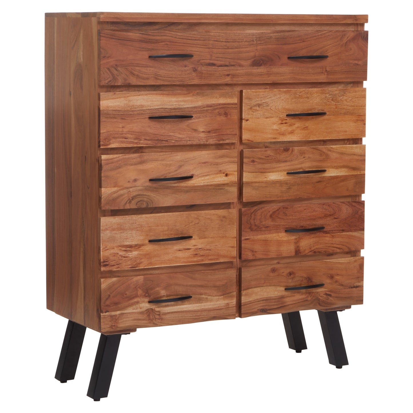 Marlon 9 Drawer Acacia Chest