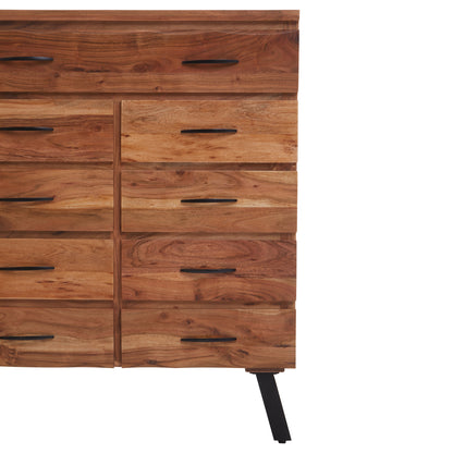 Marlon 9 Drawer Acacia Chest