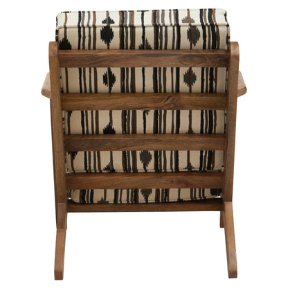 Aztec Armchair With Angular Arms