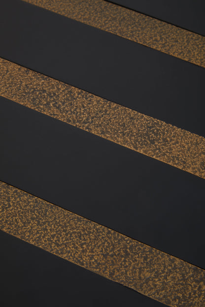Hector Black And Gold Side Table