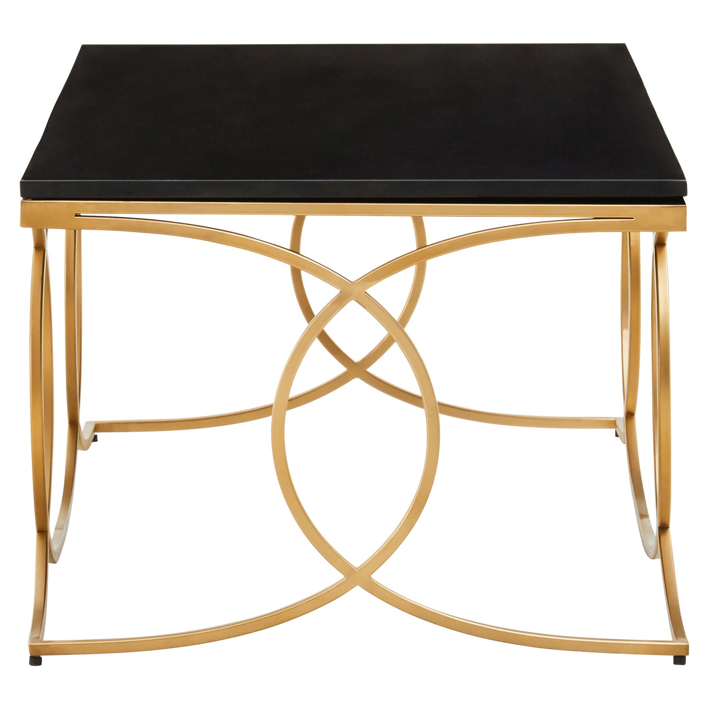 Katerina Black Marble Gold Coffee Table | Bali & Blue