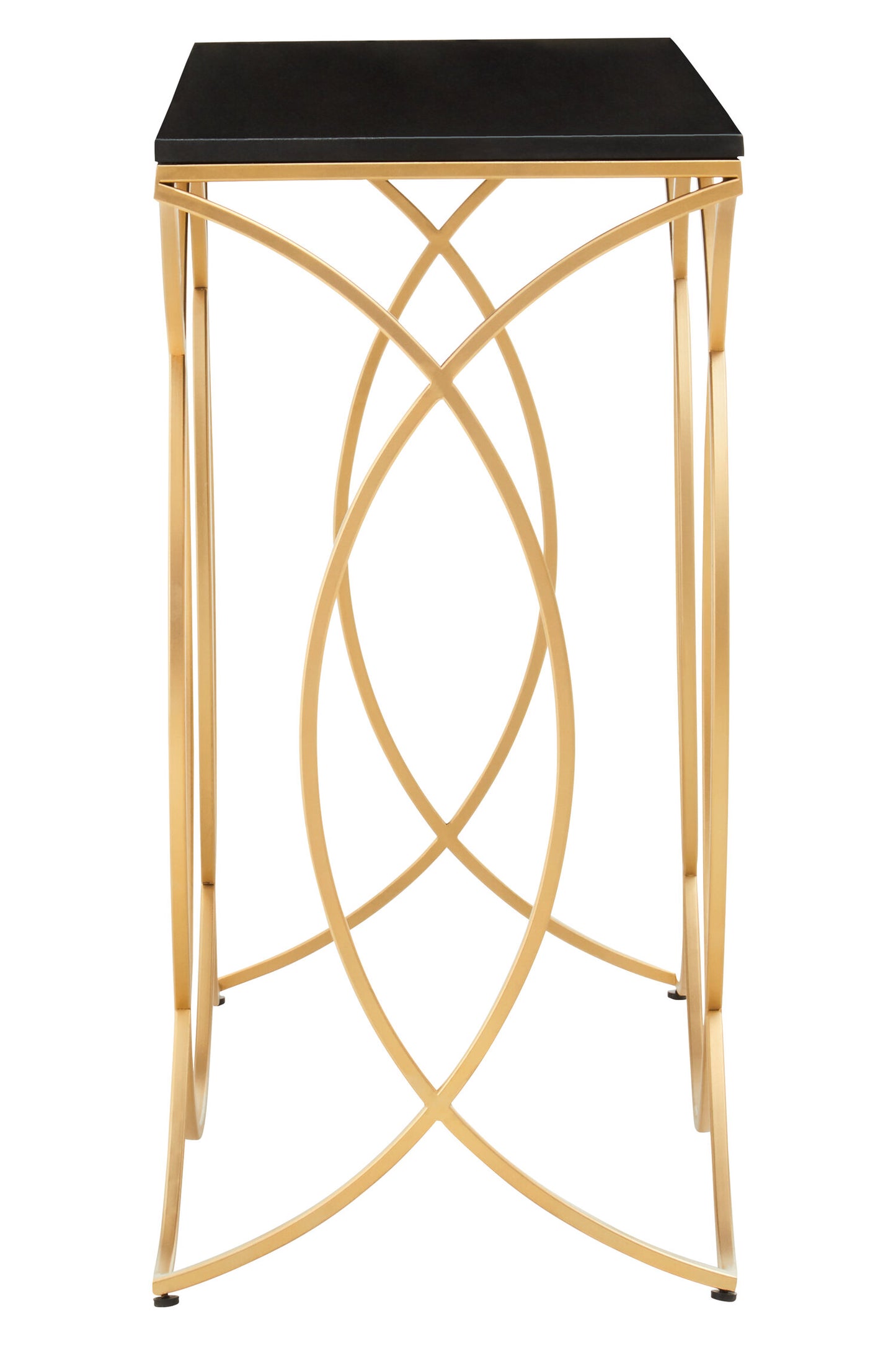 Katerina Black Marble Gold Console Table | Bali & Blue