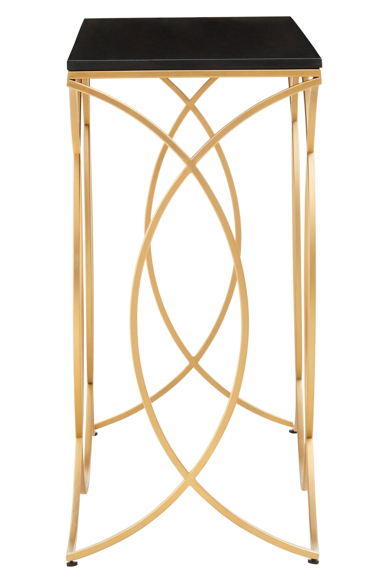 Katerina Black Marble Gold Console Table | Bali & Blue